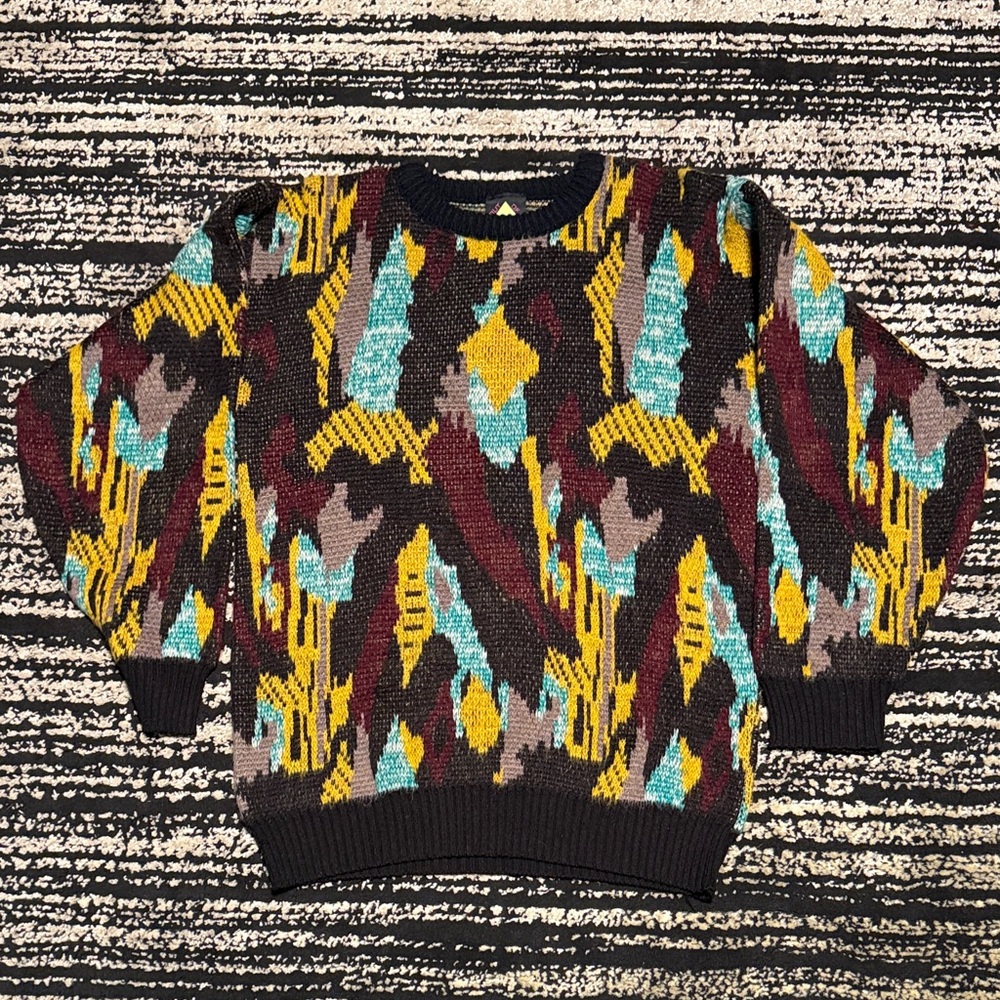 Men's Multicolor Crewneck Sweater